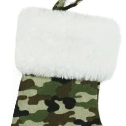 Northlight 7" Camouflage Mini Christmas Stocking -Northlight D046530S 12