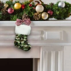 Northlight 7" Camouflage Mini Christmas Stocking -Northlight D046530S 13