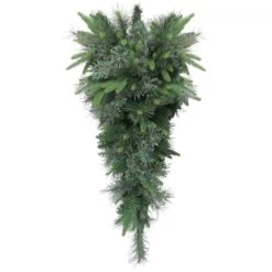 Northlight 48" Unlit Cashmere Mixed Pine Teardrop Swag 12 Northlight 48" Unlit Cashmere Mixed Pine Teardrop Swag -Northlight D046535S 11