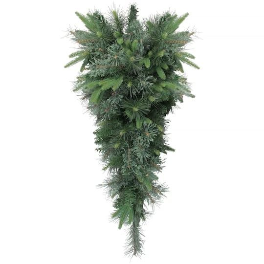 Northlight 48" Unlit Cashmere Mixed Pine Teardrop Swag 6 Northlight 48" Unlit Cashmere Mixed Pine Teardrop Swag - Image 4