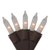 Northlight 50ct. Clear Perm-O-Snap Mini String Lights 1 Northlight 50ct. Clear Perm-O-Snap Mini String Lights -Northlight D046544S 1