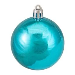 Northlight 60ct Shatterproof Turquoise Blue 4-Finish Ball Ornaments -Northlight D046694S 16