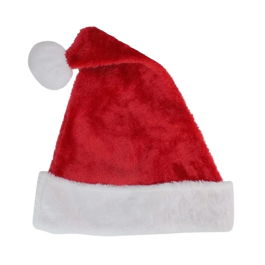 Northlight 17" Traditional Red & White Santa Hat, Adult Large 4 Northlight 17" Traditional Red & White Santa Hat, Adult Large - Image 2