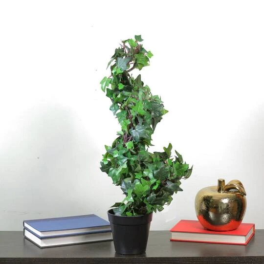Northlight 22.5" Artificial Winding English Ivy Spiral Shaped Shrub 8 Northlight 22.5" Artificial Winding English Ivy Spiral Shaped Shrub - Image 6
