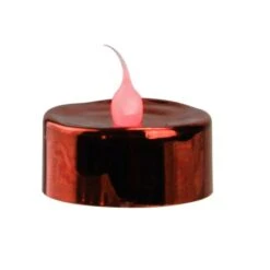 Northlight Christmas Flicker Flame LED Tea Light Candle Set, Red -Northlight D050717S 1 1