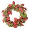Northlight 18" Unlit Autumn Harvest Acorn, Berry & Burlap Rustic Thanksgiving Wreath 2 Northlight 18" Unlit Autumn Harvest Acorn, Berry & Burlap Rustic Thanksgiving Wreath -Northlight D204673S 1