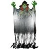 Northlight 11ft. Spine-Chilling Witch With Green Hands Hanging Halloween Decoration 1 Northlight 11ft. Spine-Chilling Witch With Green Hands Hanging Halloween Decoration -Northlight D204822S 1