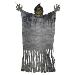 Northlight 11ft. Eerie Grim Reaper With Large Hands Hanging Halloween Decoration