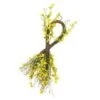 Northlight 31" Decorative Forsythia Artificial Floral Teardrop Swag