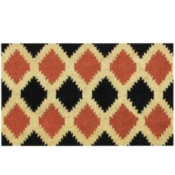 Northlight Coir Tribal Outdoor Rectangular Door Mat, 29.5" X 17.75" 6 Northlight Coir Tribal Outdoor Rectangular Door Mat, 29.5" X 17.75" -Northlight D204878S 1 1