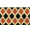 Northlight Coir Tribal Outdoor Rectangular Door Mat, 29.5" X 17.75"