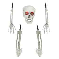 Northlight Ground Breaking Skeleton Halloween Decoration 5-Piece Set