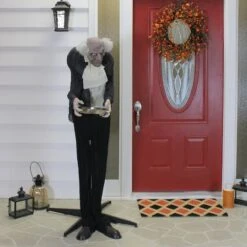Northlight 5.5ft. LED Lighted Animated Butler With Sound Halloween Decoration -Northlight D204889S 3