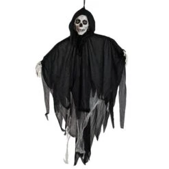 Northlight 36" Touch Activated Talking Reaper Animated Hanging Halloween Decoration