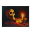 Northlight Antique Candle & Skull LED Canvas Wall Art 2 Northlight Antique Candle & Skull LED Canvas Wall Art -Northlight D204923S 1