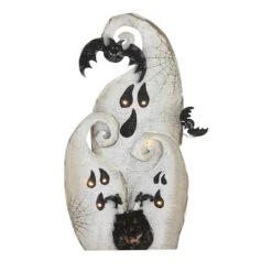Northlight 14" LED Standing Wood Ghosts Halloween Decoration