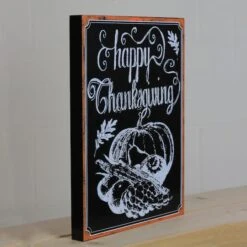 Northlight Framed Happy Thanksgiving Chalkboard Wall Art -Northlight D204950S 6