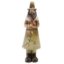 Northlight Marigold Orange, Tan & Brown Pilgrim Man Figurine