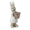 Northlight 1.5ft. Neutral Tones Easter Girl Rabbit Indoor & Outdoor Garden Planter