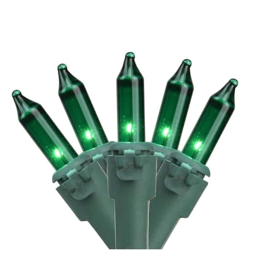 Northlight 100 Ct. Green Mini Commercial Grade Mini String Lights 3 Northlight 100 Ct. Green Mini Commercial Grade Mini String Lights