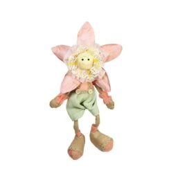 Northlight 17" Pink Spring Sunflower Girl Decorative Figure