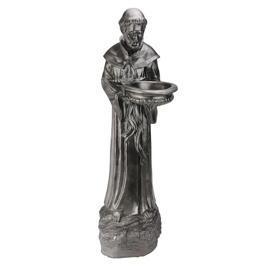 Northlight 24" St. Francis Of Assisi Bird Feeder Garden Statue 3 Northlight 24" St. Francis Of Assisi Bird Feeder Garden Statue
