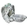 Northlight 10" Gray Resting Angel Bird Feeder Garden Statue -Northlight D220848S 1