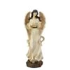 Northlight 13.5" Heavenly Gardens Peace & Love Distressed Ivory Angel With Dove Outdoor Statue -Northlight D221235S 1