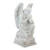 Northlight 23.5" Distressed Ivory Kneeling Praying Angel Garden Statue 1 Northlight 23.5" Distressed Ivory Kneeling Praying Angel Garden Statue -Northlight D221254S 1