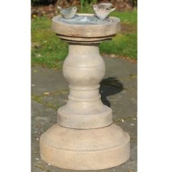 Northlight 24.75" Tan Birds Of A Feather LED Outdoor Garden Water Fountain -Northlight D221271S 3