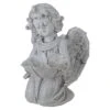 Northlight 9.5" Heavenly Gardens Gray Distressed Kneeling Cherub Angel Bird Feeder Outdoor Garden Statue 2 Northlight 9.5" Heavenly Gardens Gray Distressed Kneeling Cherub Angel Bird Feeder Outdoor Garden Statue -Northlight D221275S 1