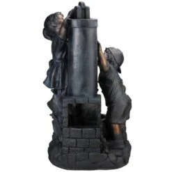 Northlight 29" Bronze Children At The Water Pump Well Outdoor Garden Water Fountain -Northlight D221285S 3