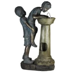 Northlight 31" Bronze Fun At The Fountain Outdoor Water Fountain -Northlight D221286S 3