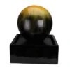 Northlight 24" Golden Amber Ball Outdoor Garden Water Fountain -Northlight D221290S 1