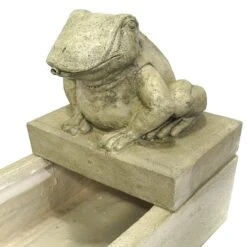 Northlight 26" Light Green Frog Outdoor Garden Water Fountain -Northlight D221295S 3