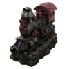 Northlight 27.5" LED Red & Black Vintage Locomotive Train Outdoor Garden Water Fountain -Northlight D221297S 1
