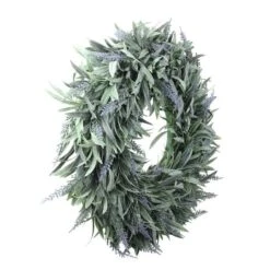 Northlight 17" Wispy Lavender Spring Wreath -Northlight D221468S 2