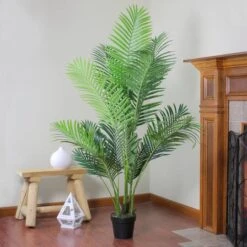 Northlight 5.75ft. Green Potted Areca Palm Tree -Northlight D236741S 4
