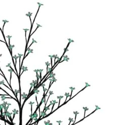 Northlight 6ft. Green LED Cherry Blossom Flower Artificial Tree -Northlight D236748S 3