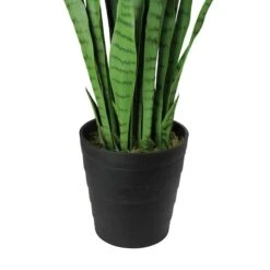 Northlight 3ft. Potted Two-Tone Green Artificial Snake Plant 9 Northlight 3ft. Potted Two-Tone Green Artificial Snake Plant -Northlight D236749S 2