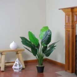 Northlight 3.5ft. Potted Green Artificial Bird Of Paradise Plant -Northlight D236750S 4