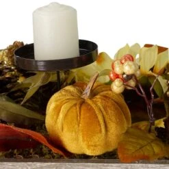Northlight 2.5ft. Autumn Harvest Sunflower 3-Piece Candle Holder -Northlight D236759S 6