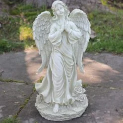 Northlight 24.5" Light Olive Green Praying Angel Garden Statue -Northlight D236870S 4