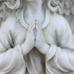 Northlight 24.5" Light Olive Green Praying Angel Garden Statue -Northlight D236870S 6