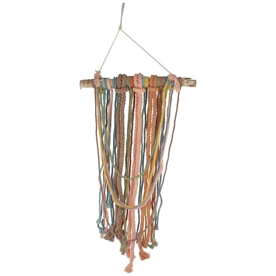 Northlight 2.5ft. Rustic Knotted Rope Shade On Birch Branch Wall Art 4 Northlight 2.5ft. Rustic Knotted Rope Shade On Birch Branch Wall Art - Image 2