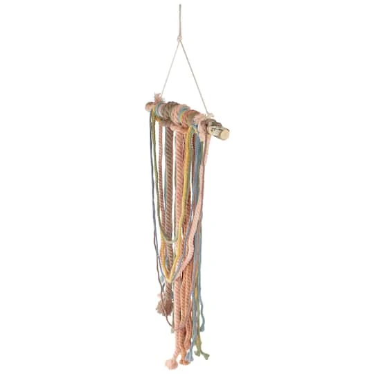 Northlight 2.5ft. Rustic Knotted Rope Shade On Birch Branch Wall Art 5 Northlight 2.5ft. Rustic Knotted Rope Shade On Birch Branch Wall Art - Image 3