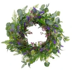 Northlight 22" Lavender & Greenery Wreath