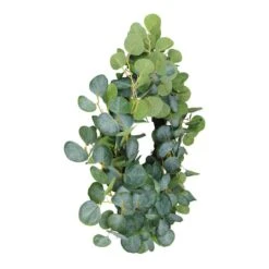 Northlight 20" Eucalyptus Leaves Spring Wreath 8 Northlight 20" Eucalyptus Leaves Spring Wreath -Northlight D236943S 2