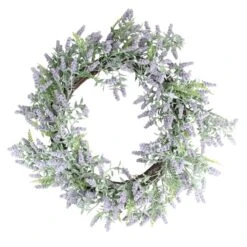 Northlight 22" Lavender Spring Wreath