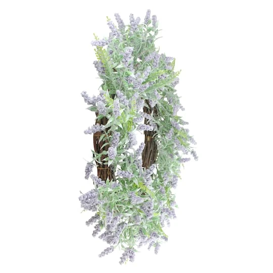 Northlight 22" Lavender Spring Wreath 5 Northlight 22" Lavender Spring Wreath - Image 3